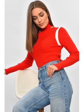 Гольф жіночий червоного кольору 5179 175198C Гольф жіночий червоного кольору 5179 175198C