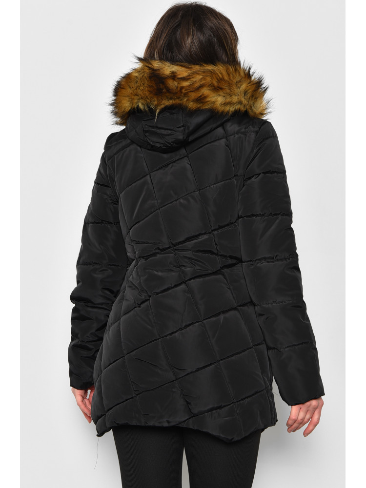 Куртка жіноча єврозима чорного кольору 175250C
