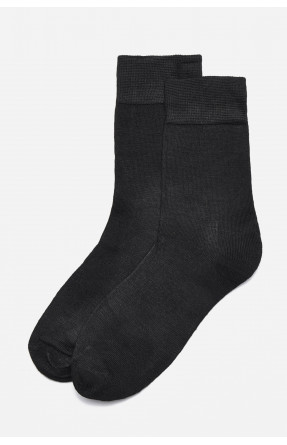 Шкарпетки чоловічі демісезонні медичні чорного кольору 215 175479C