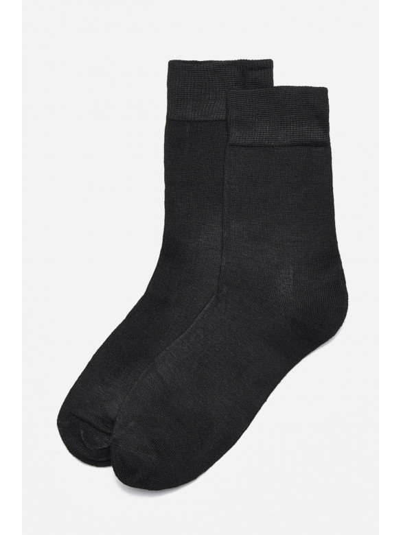 Шкарпетки чоловічі демісезонні медичні чорного кольору 215 175479C