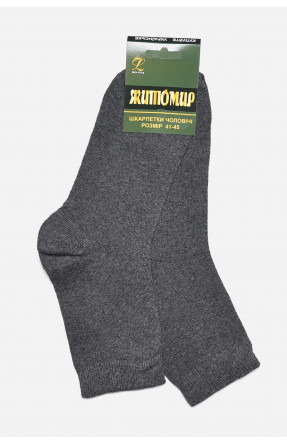 Шкарпетки чоловічі демісезонні сірого кольору 175488C