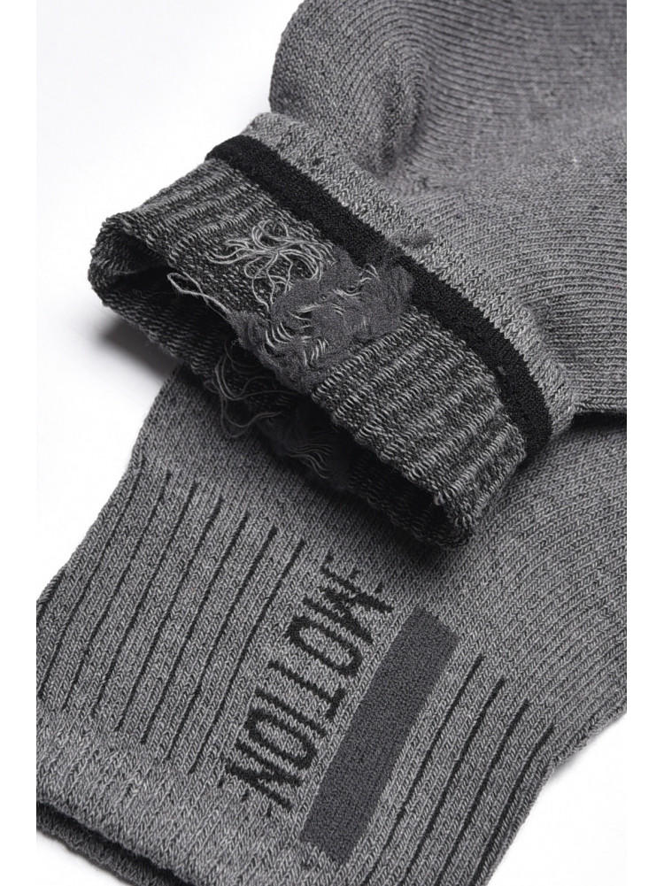 Носки мужские спортивные темно-серого цвета 175492C