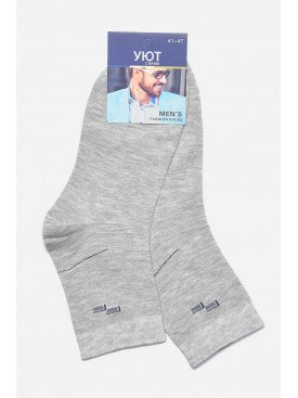 Носки мужские демисезонные серого цвета 24-9 175504C