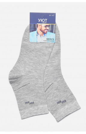 Шкарпетки чоловічі демісезонні сірого кольору 24-9 175504C