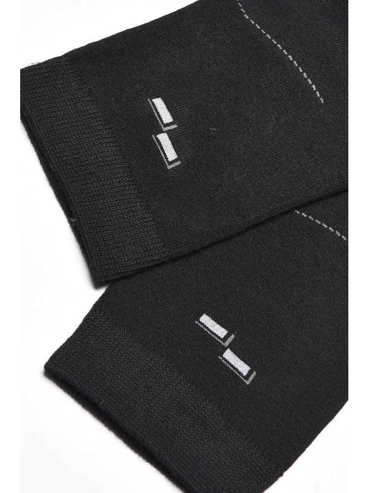 Шкарпетки чоловічі демісезонні чорного кольору 24-9 175505C