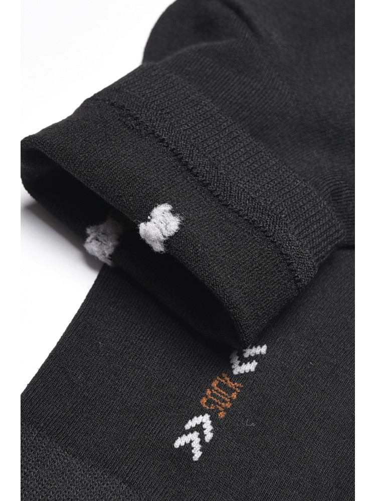 Носки мужские демисезонные черного цвета 175511C