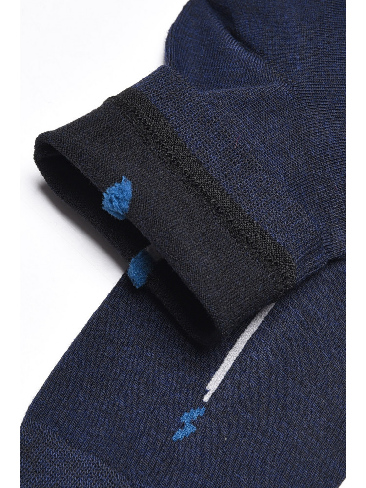 Шкарпетки чоловічі демісезонні темно-синього кольору 23-9 175524C