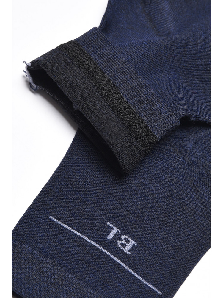 Шкарпетки чоловічі демісезонні темно-синього кольору 23-8 175530C