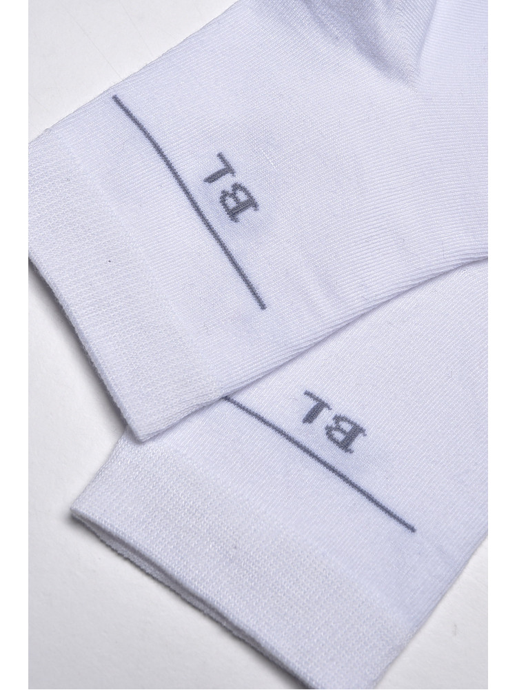 Шкарпетки чоловічі демісезонні білого кольору 23-8 175534C