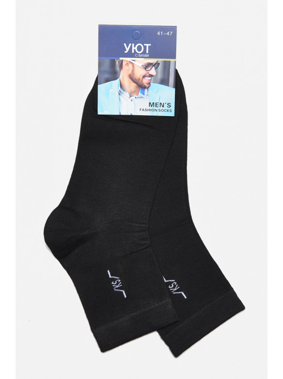Шкарпетки чоловічі демісезонні чорного кольору 23-6 175539C