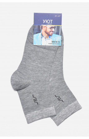Шкарпетки чоловічі демісезонні сірого кольору 23-6 175543C
