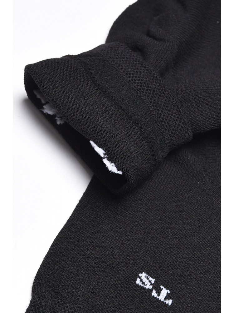 Шкарпетки чоловічі демісезонні чорного кольору 175545C
