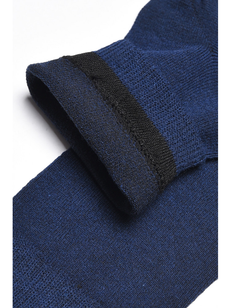 Шкарпетки чоловічі демісезонні темно-синього кольору 175549C