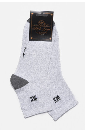 Шкарпетки чоловічі демісезонні сірого кольору розмір 41-45 175552C