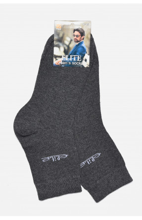 Шкарпетки чоловічі демісезонні сірого кольору 175553C