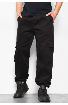 Штаны мужские черного цвета 175748C