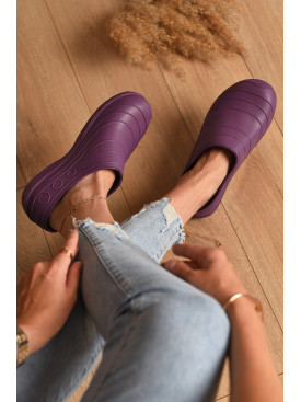 Калоші жіночі темно-бузкового кольору Б-06 175771C Калоші жіночі темно-бузкового кольору Б-06 175771C