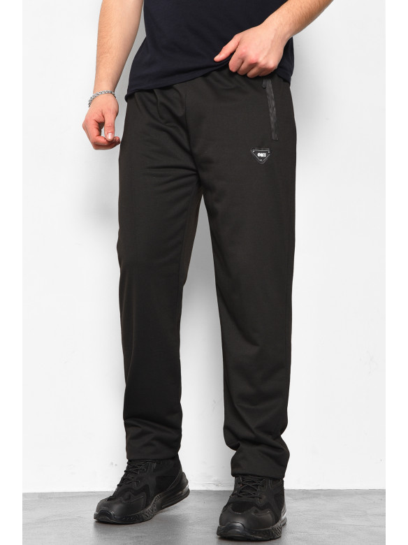 Спортивные штаны мужские черного цвета А787-4 175794C