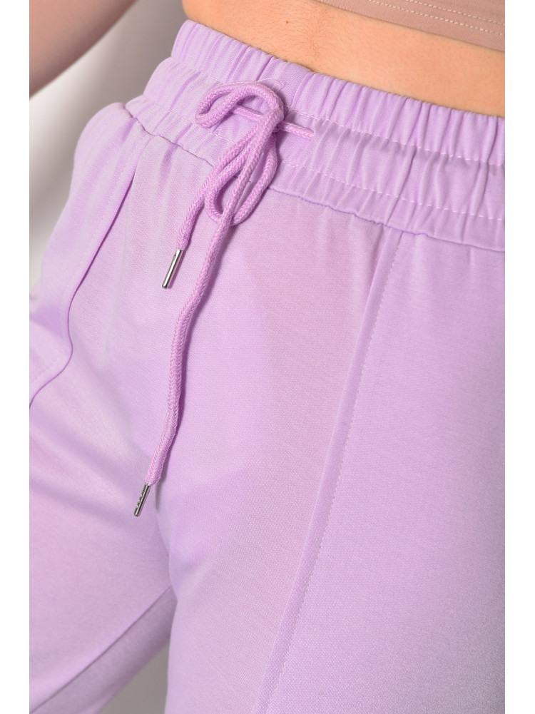 Спортивные штаны женские сиреневого цвета 4017 175860C