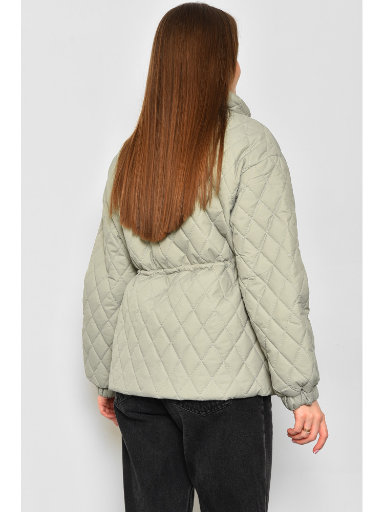 Куртка женская демисезонная мятного цвета 6397 175908C