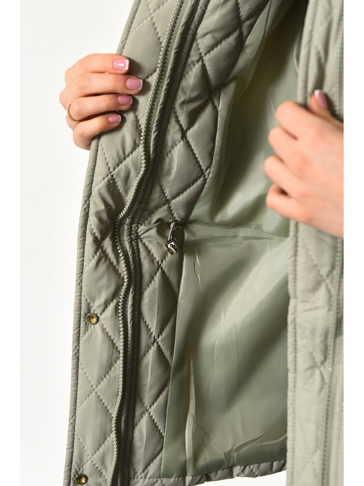 Куртка женская демисезонная мятного цвета 6397 175908C