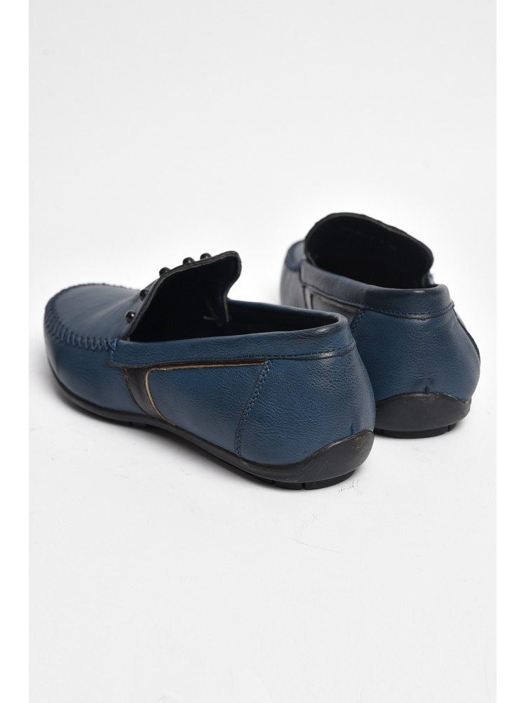 Туфли подростковые для мальчика темно-синего цвета 6271 175919C