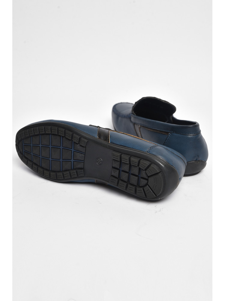 Туфли подростковые для мальчика темно-синего цвета 6271 175919C