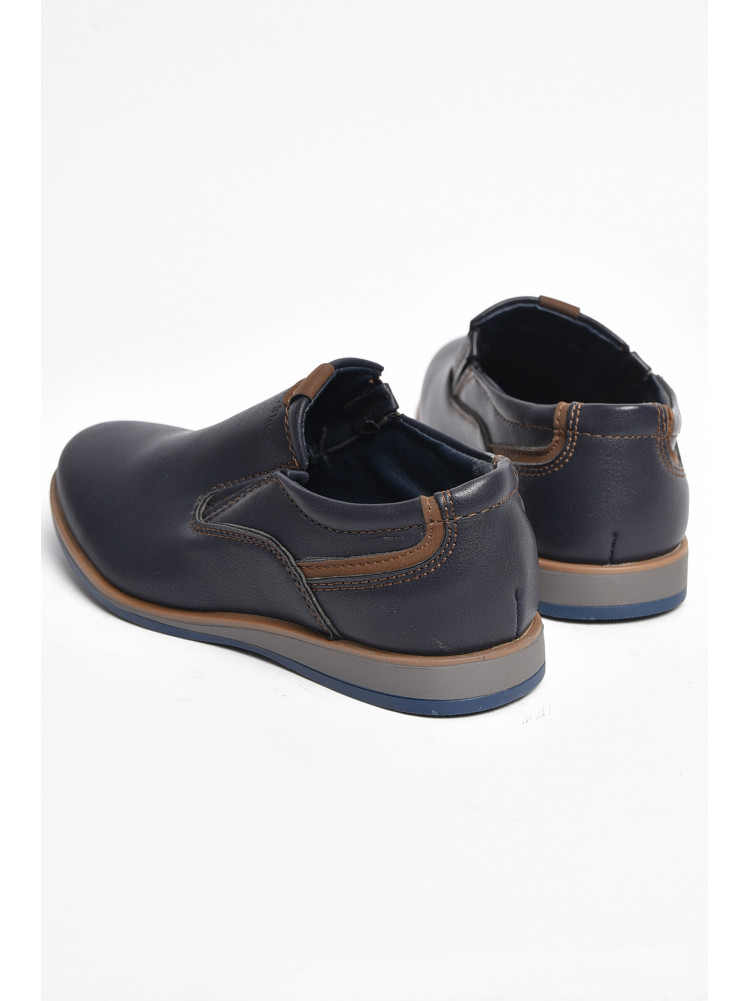 Туфли детские для мальчика темно-синего цвета 7873-1 175929C