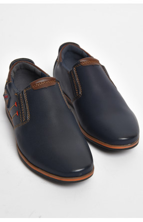 Туфлі дитячі для хлопчика темно-синього кольору 7712-1(b) 175930C