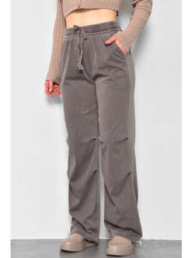 Штани жіночі напівбатальні бузкового кольору 561-6 175984C