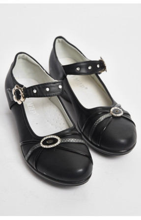 Туфли для девочки черного цвета МР378 175990C