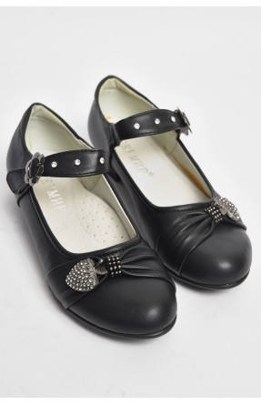 Туфли для девочки черного цвета MG502 175992C