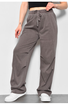 Штани жіночі напівбатальні бузкового кольору 560-4 176005C