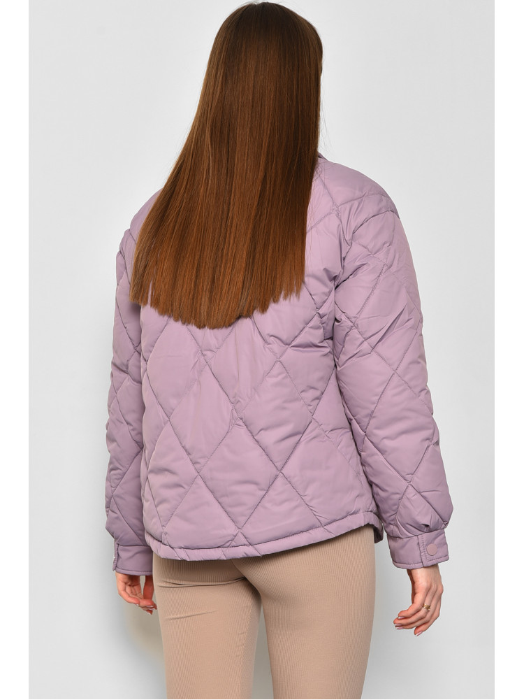 Куртка женская демисезонная сиреневого цвета 262 176020C