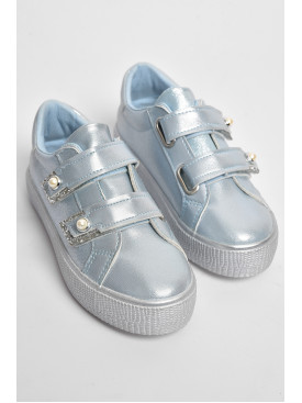 Кросівки дитячі блакитного кольору 201-5 176035C Кросівки дитячі блакитного кольору 201-5 176035C