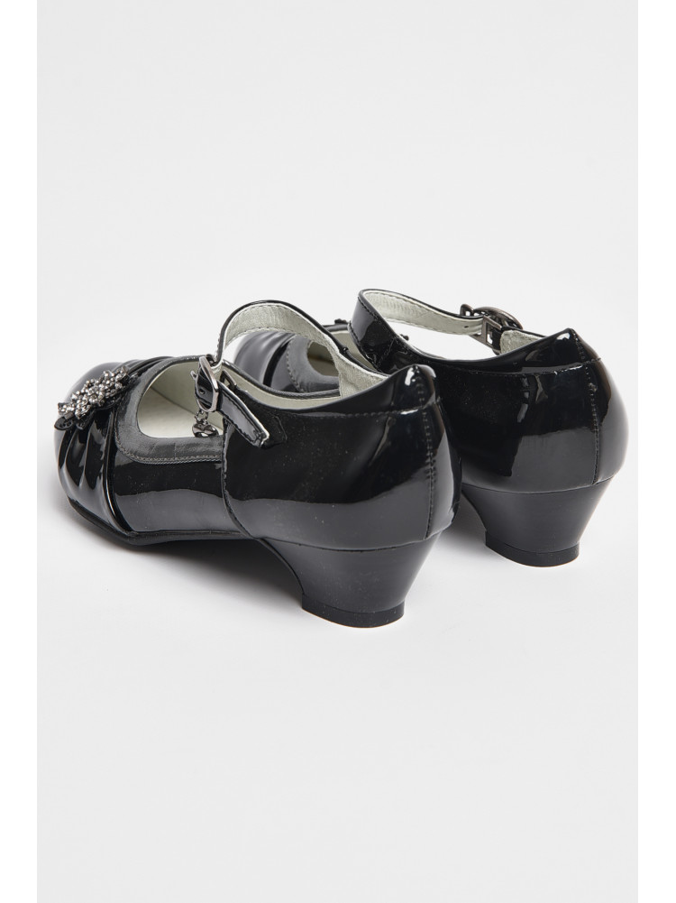 Туфли для девочки черного цвета MG390 176066C