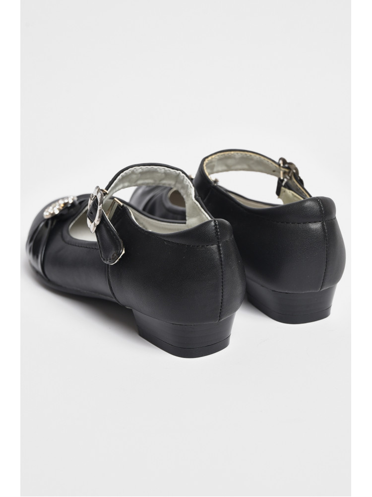 Туфли для девочки черного цвета MG506 176067C