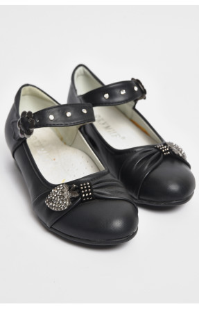 Туфли для девочки черного цвета MG502(507) 176068C