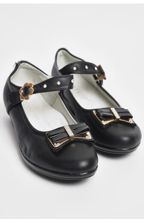 Туфлі для дівчинки чорного кольору МР377 176072C