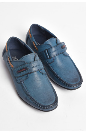 Туфли детские для мальчика синего цвета 6270-1 176095C