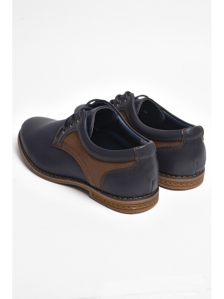 Туфли детские для мальчика темно-синего цвета 5888-1 176099C