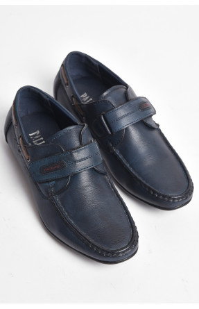 Туфли подростковые для мальчика темно-синего цвета 6270-1 176110C