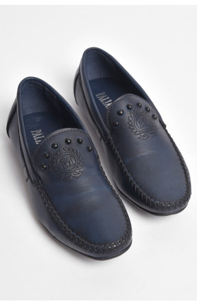 Туфлі підліткові для хлопчика темно-синього кольору 6273-1 176114C