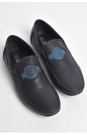 Туфли подростковые для мальчика темно-синего цвета 5271 176115C