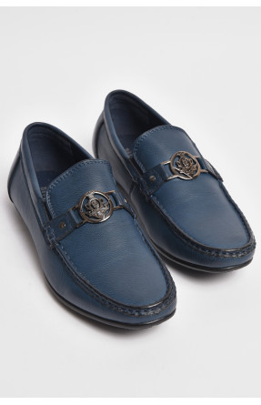 Туфли подростковые для мальчика темно-синего цвета 6268-1 176123C