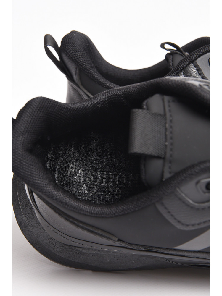 Кросівки чоловічі чорного кольору на шнурівці А2-20 176274C