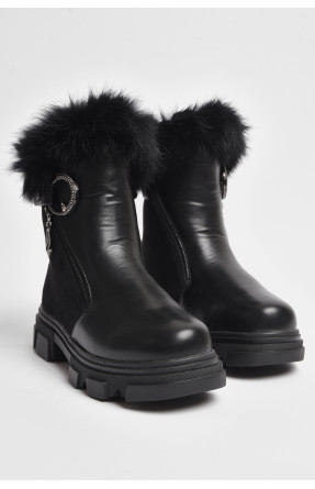 Ботинки детские зима черного цвета 2093-2А 176340C