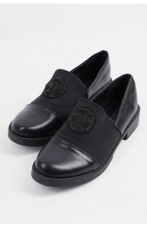 Туфли женские черного цвета 370-7 176454C