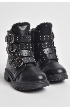 Ботинки детские зима черного цвета 0132К-1 176466C