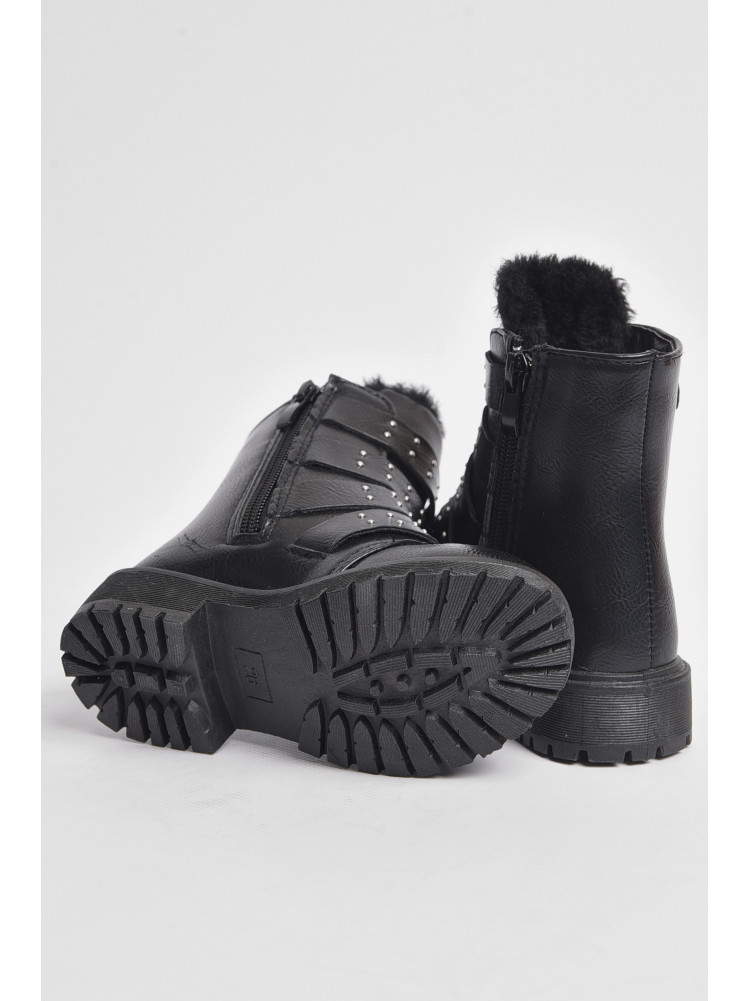 Ботинки детские зима черного цвета 0132К-1 176466C